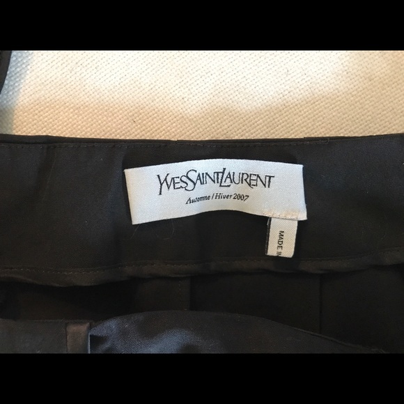 Yves Saint Laurent black tuxedo style pants 🤩 - Picture 3 of 4